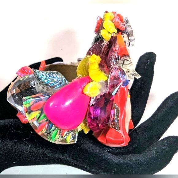 Wendy Gell Wristy Betty Boop with Red Bird whispering, Coca Cola, Swarovski, Pop - Picture 3 of 4